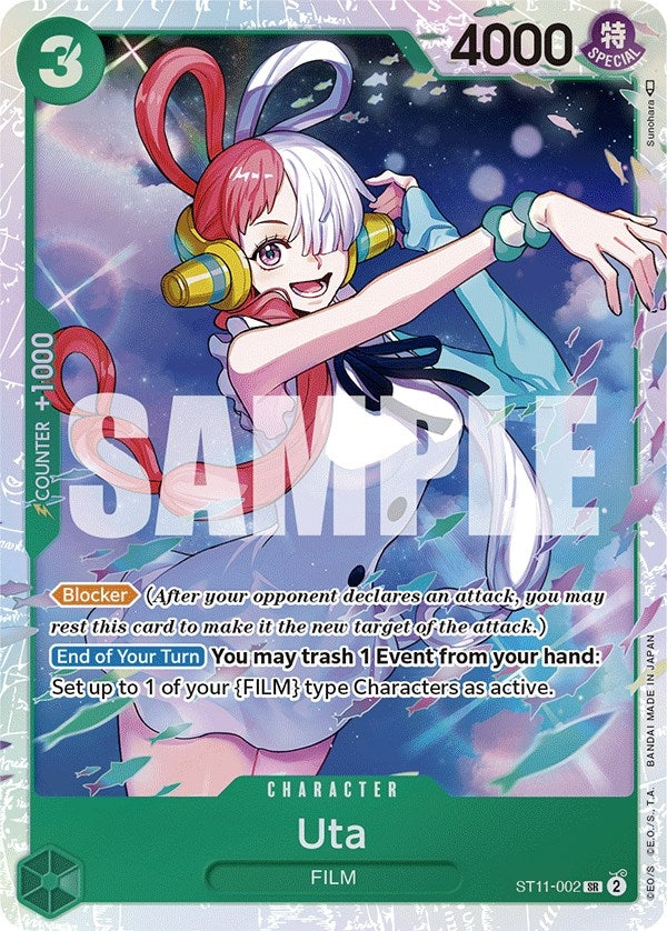 Image for Uta (002) (ST11-002) (Starter Deck 11: Uta) (ST-11) - One Piece Card Game