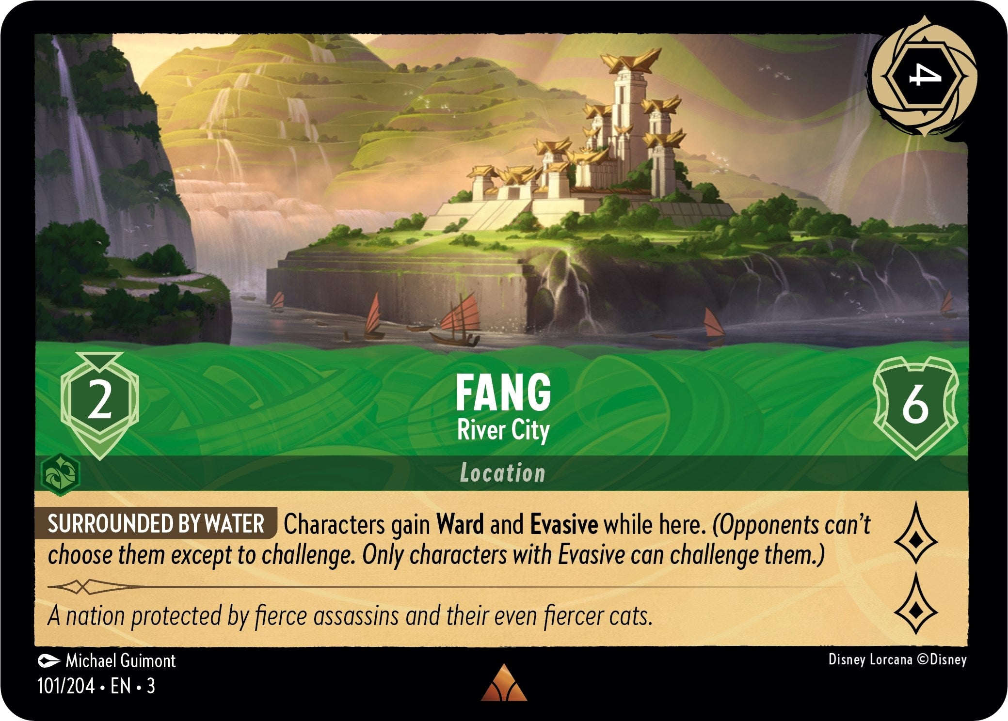 Image for Fang - River City (101/204) (Into the Inklands) (3) - Disney Lorcana