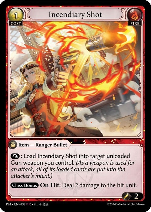 Image for Incendiary Shot (038) (Promotional Cards) (P) - Grand Archive TCG