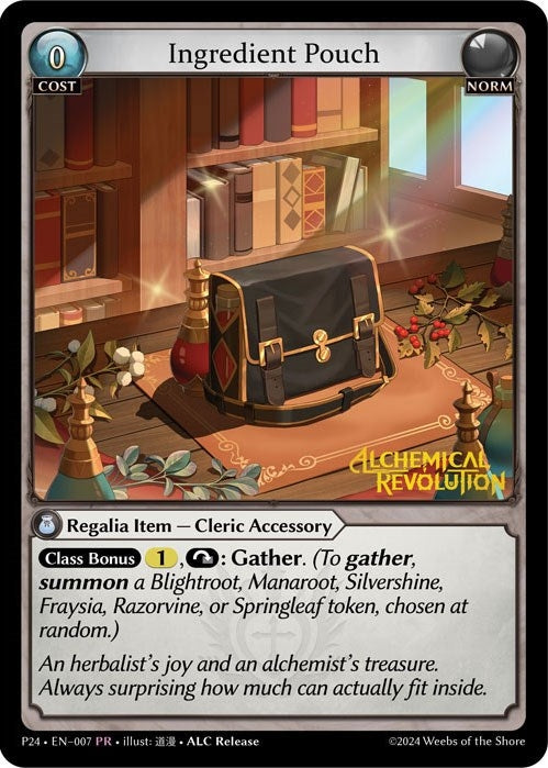 Image for Ingredient Pouch (007) (Promotional Cards) (P) - Grand Archive TCG