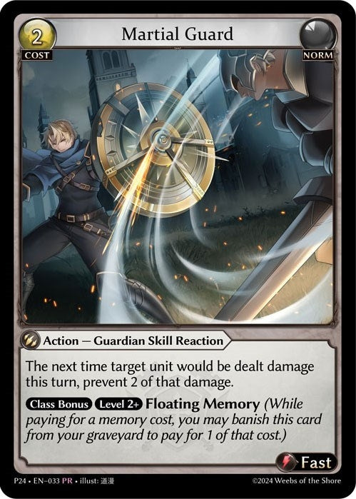 Image for Martial Guard (033) (Promotional Cards) (P) - Grand Archive TCG