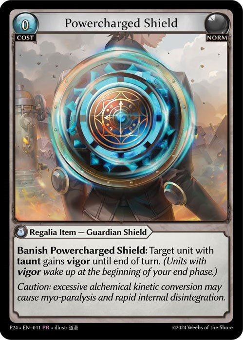Image for Powercharged Shield (011) (Promotional Cards) (P) - Grand Archive TCG