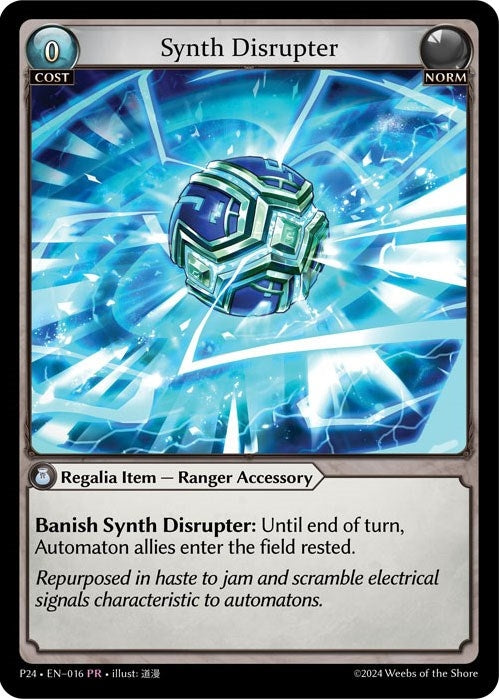 Image for Synth Disrupter (016) (Promotional Cards) (P) - Grand Archive TCG