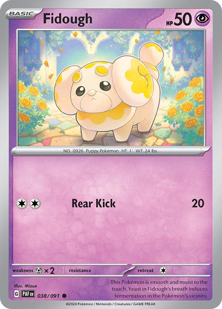 Image for Fidough (038/091) (SV: Paldean Fates) - Pokemon