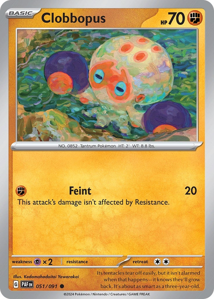 Image for Clobbopus (051/091) (SV: Paldean Fates) - Pokemon