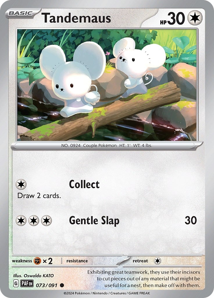 Image for Tandemaus (073/091) (SV: Paldean Fates) - Pokemon
