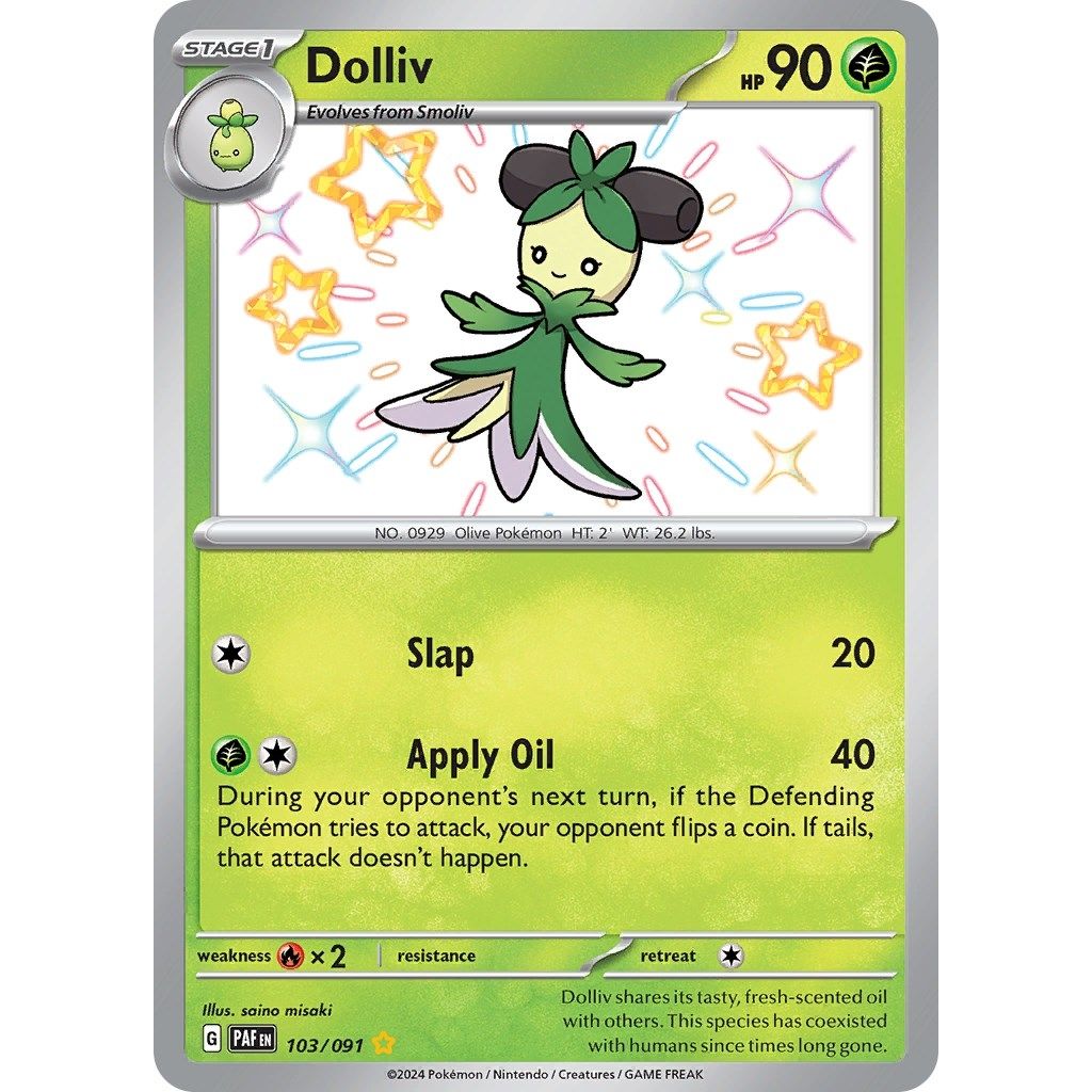 Dolliv (103/091) (SV: Paldean Fates) - PokeBox USA