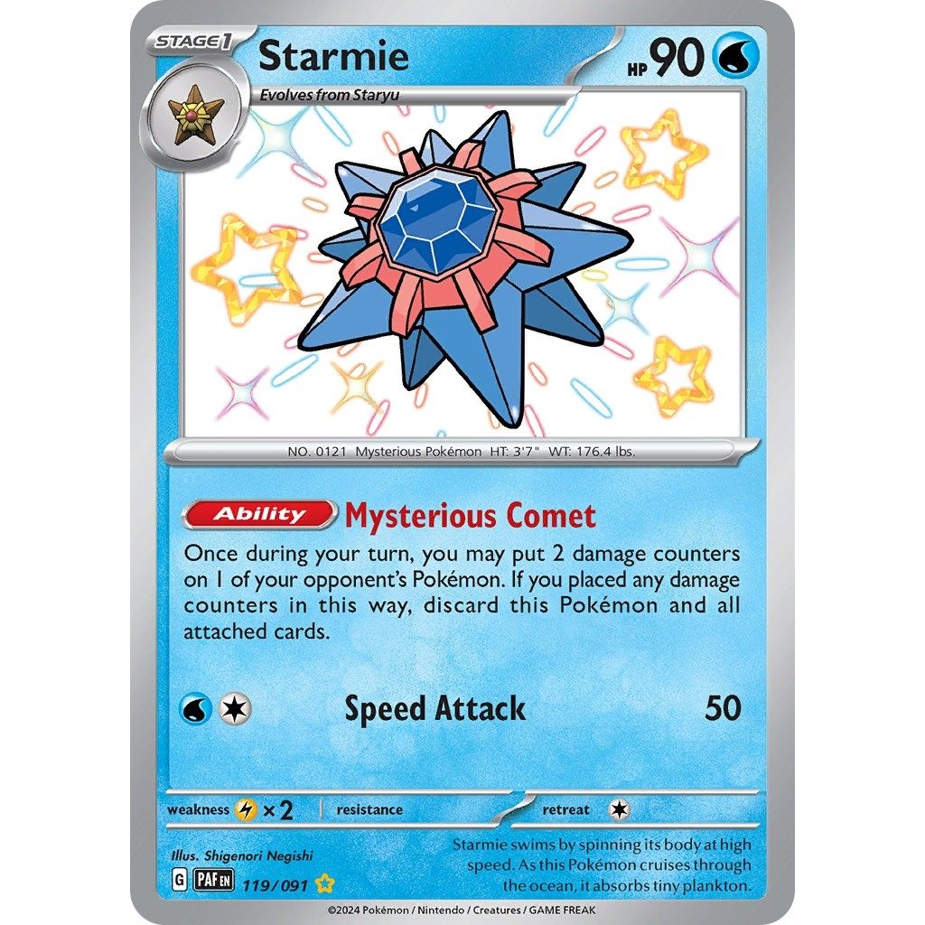 Starmie (119/091) (SV: Paldean Fates) - PokeBox USA