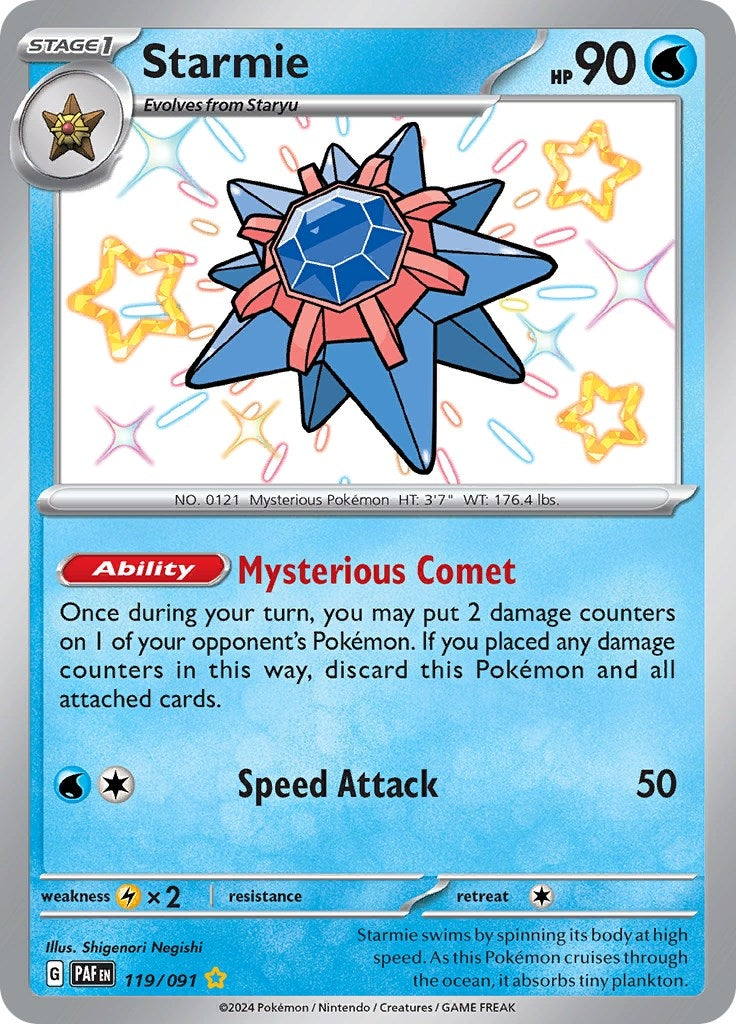 Starmie (119/091) (SV: Paldean Fates) - PokeBox USA