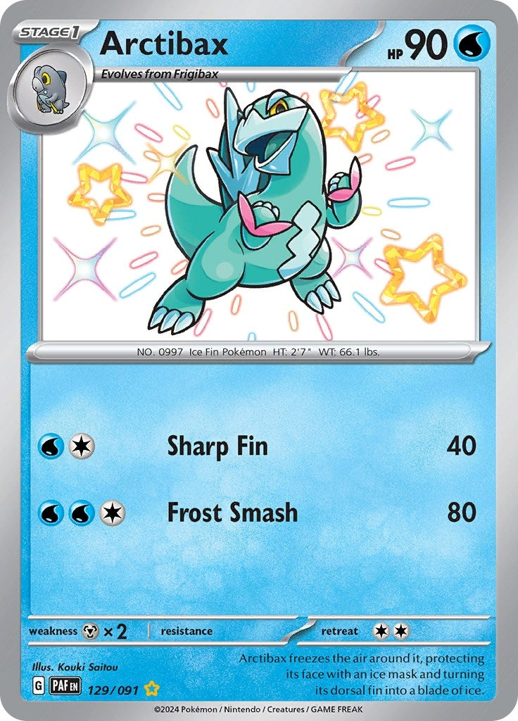 Arctibax (129/091) (SV: Paldean Fates) - PokeBox USA
