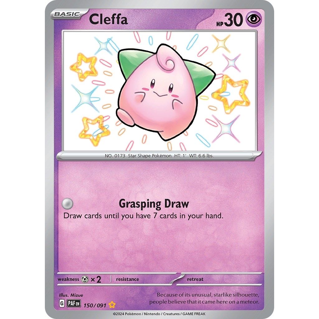 Cleffa (150/091) (SV: Paldean Fates) - PokeBox USA
