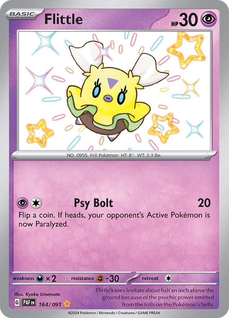 Image for Flittle (164/091) (SV: Paldean Fates) - Pokemon