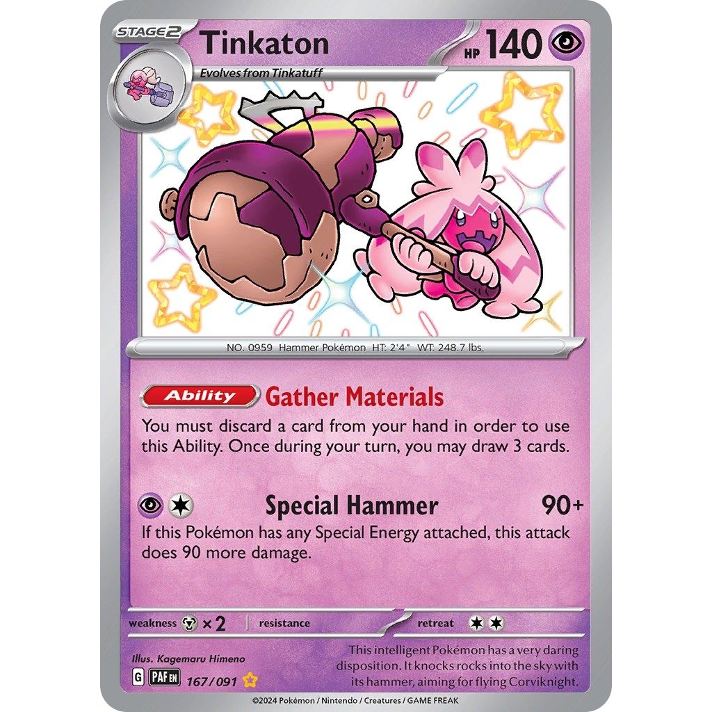 Tinkaton (167/091) (SV: Paldean Fates) - PokeBox USA