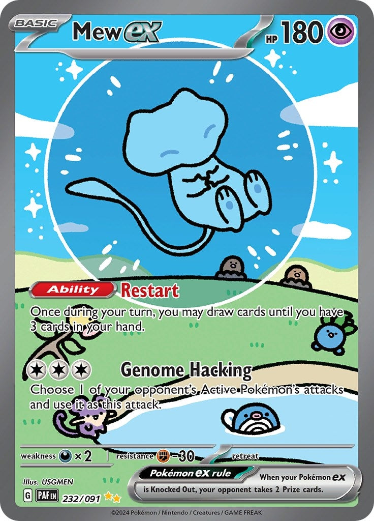 Image for Mew ex (232/091) (SV: Paldean Fates) - Pokemon