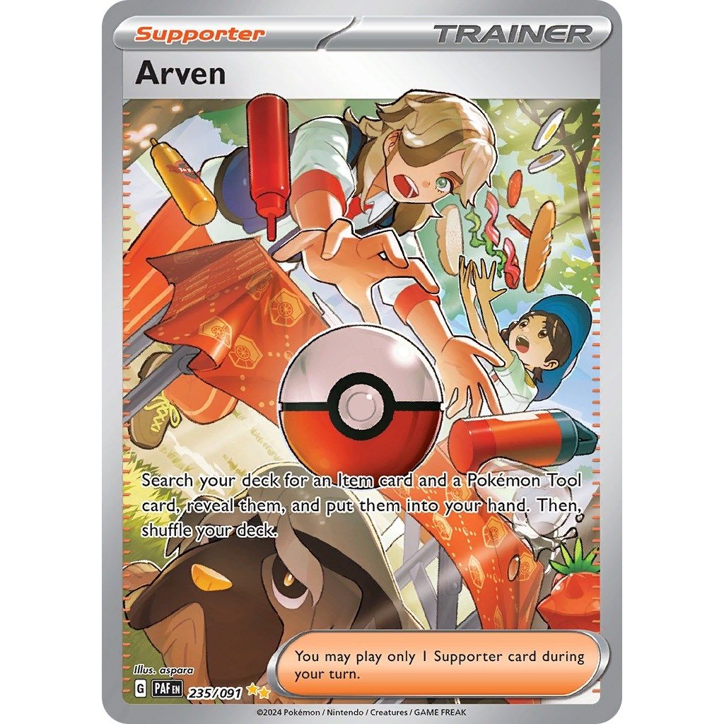 Arven (235/091) (SV: Paldean Fates) - PokeBox USA