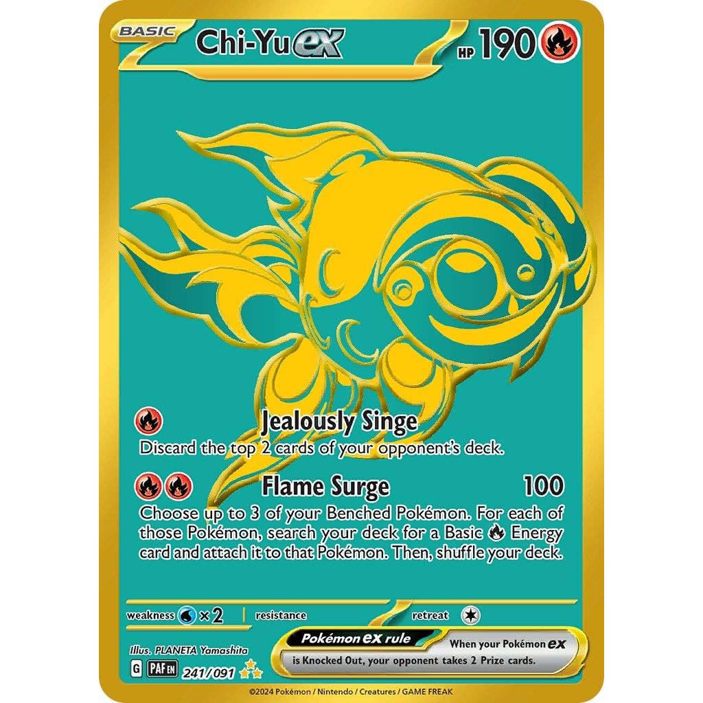 Chi-Yu ex (241/091) (SV: Paldean Fates) - PokeBox USA