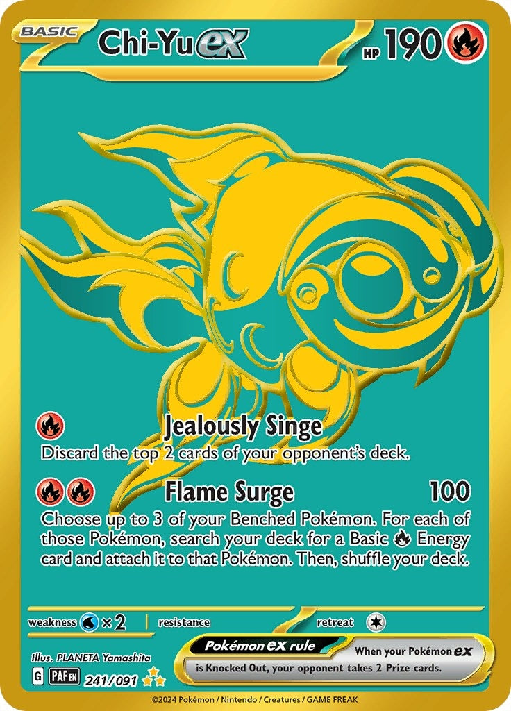 Chi-Yu ex (241/091) (SV: Paldean Fates) - PokeBox USA