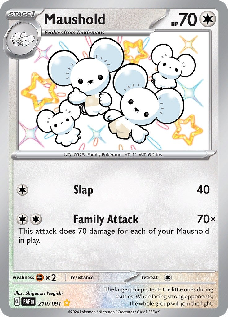 Maushold (210/091) (SV: Paldean Fates) - PokeBox USA