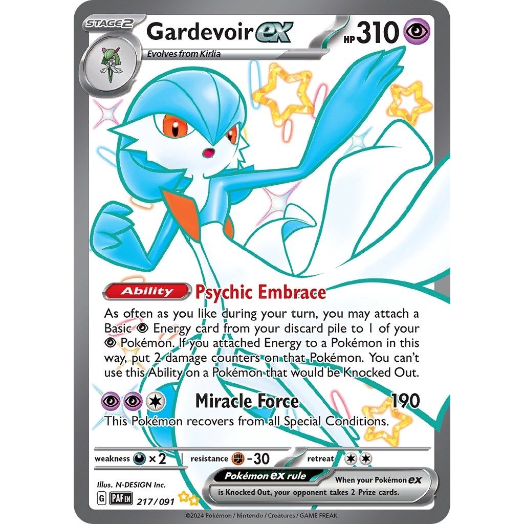 Gardevoir ex (217/091) (SV: Paldean Fates) - PokeBox USA