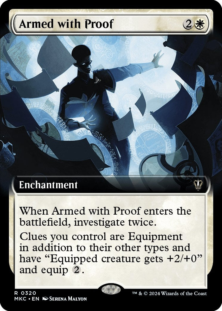 Armed with Proof (Extended Art) (320) (Murders at Karlov Manor)