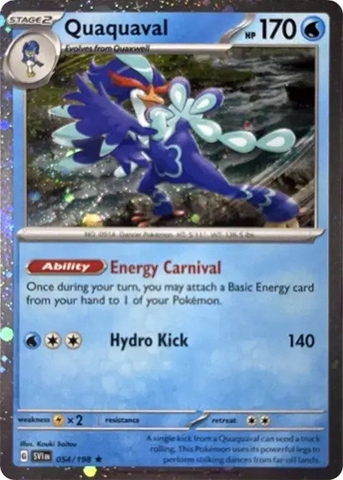 Image for Quaquaval - 054/198 (Cosmos Holo) (054/198) (Miscellaneous Cards & Products) (MCAP) - Pokemon