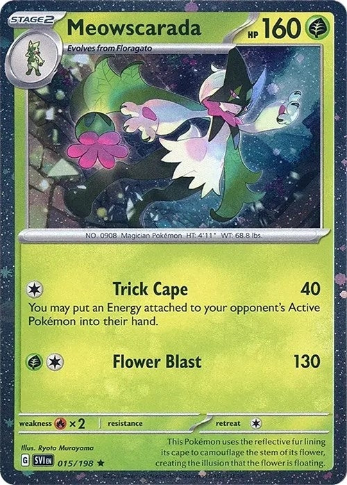 Image for Meowscarada - 015/198 (Cosmos Holo) (015/198) (Miscellaneous Cards & Products) (MCAP) - Pokemon