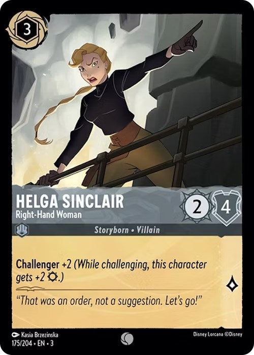 Image for Helga Sinclair - Right-Hand Woman (175/204) (Into the Inklands) (3) - Disney Lorcana