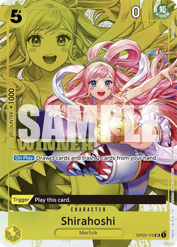 Image for Shirahoshi (Winner Pack Vol. 6) (OP03-116) (One Piece Promotion Cards) (OP-PR) - One Piece Card Game