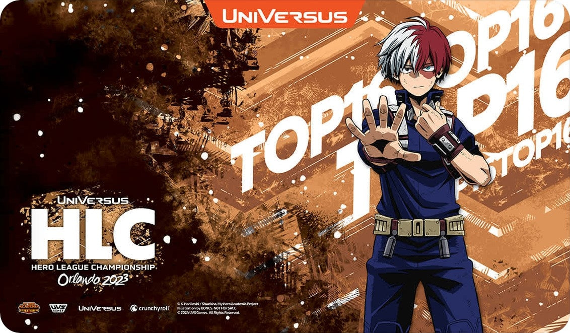 Image for Hero League Championship Finals 2023 - Top 16 Shoto Todoroki Playmat - Playmats
