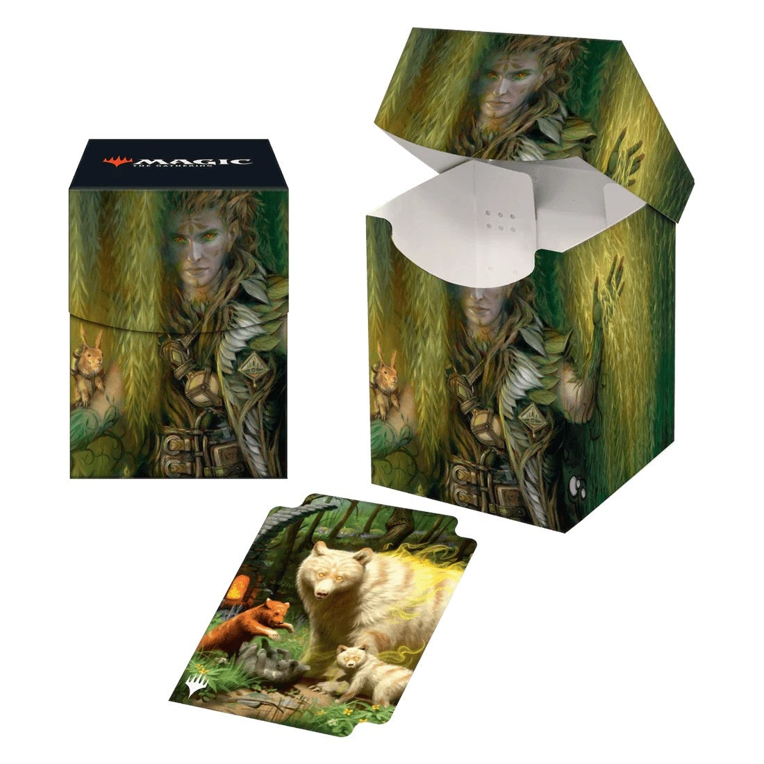 Image for Murders at Karlov Manor Kaust, Eyes of the Glade 100+ Deck Box for Magic: The Gathering - Deck Boxes