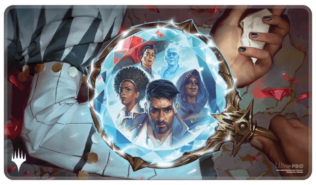 Image for Murders at Karlov Manor Key Art Holofoil Standard Gaming Playmat for Magic: The Gathering - Playmats