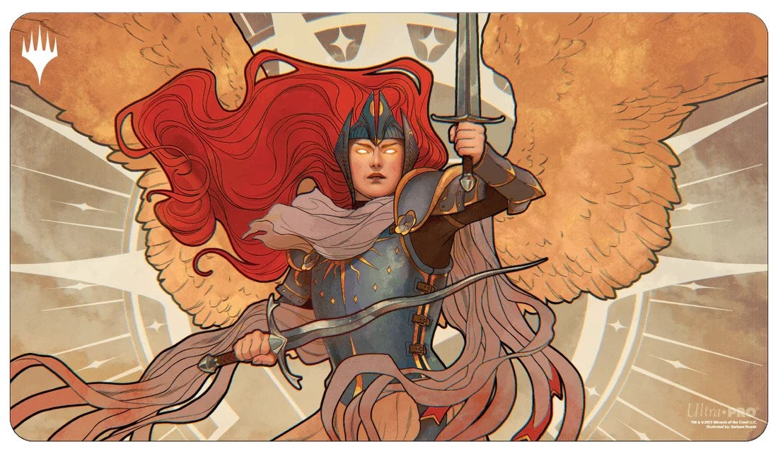 Image for Murders at Karlov Manor Aurelia, the Law Above Standard Gaming Playmat for Magic: The Gathering - Playmats