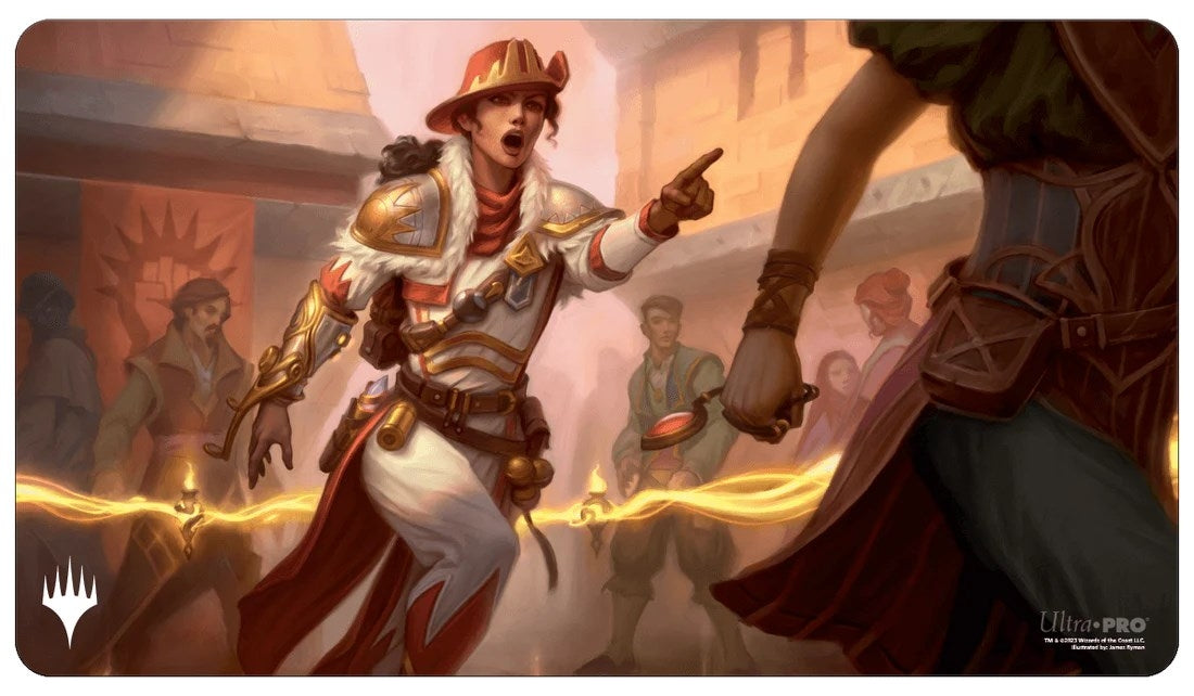 Image for Murders at Karlov Manor Nelly Borca, Impulsive Accuser Standard Gaming Playmat for Magic: The Gathering - Playmats