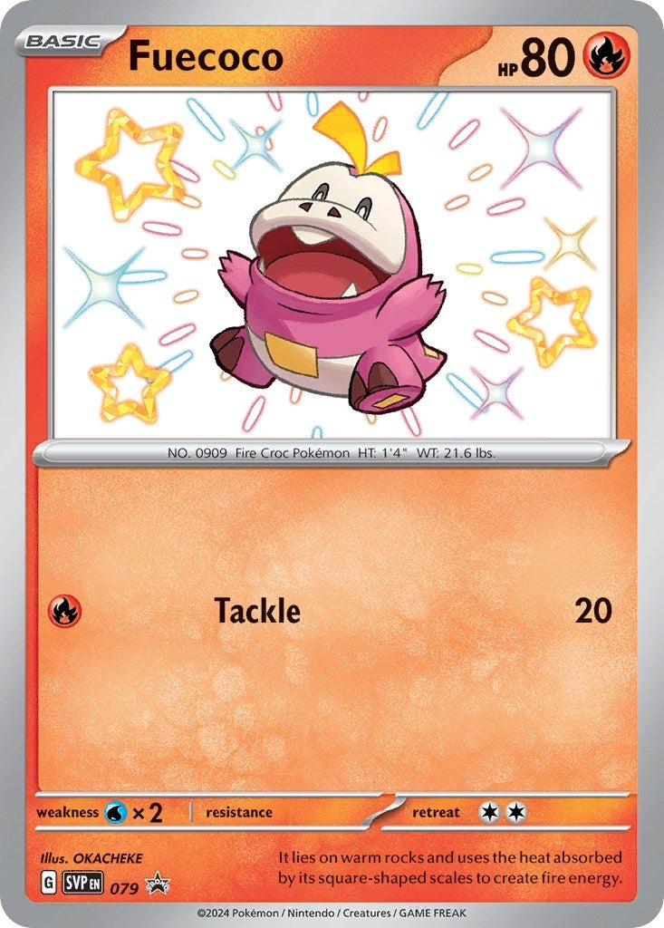 Fuecoco - 079 (079) (SV: Scarlet & Violet Promo Cards)