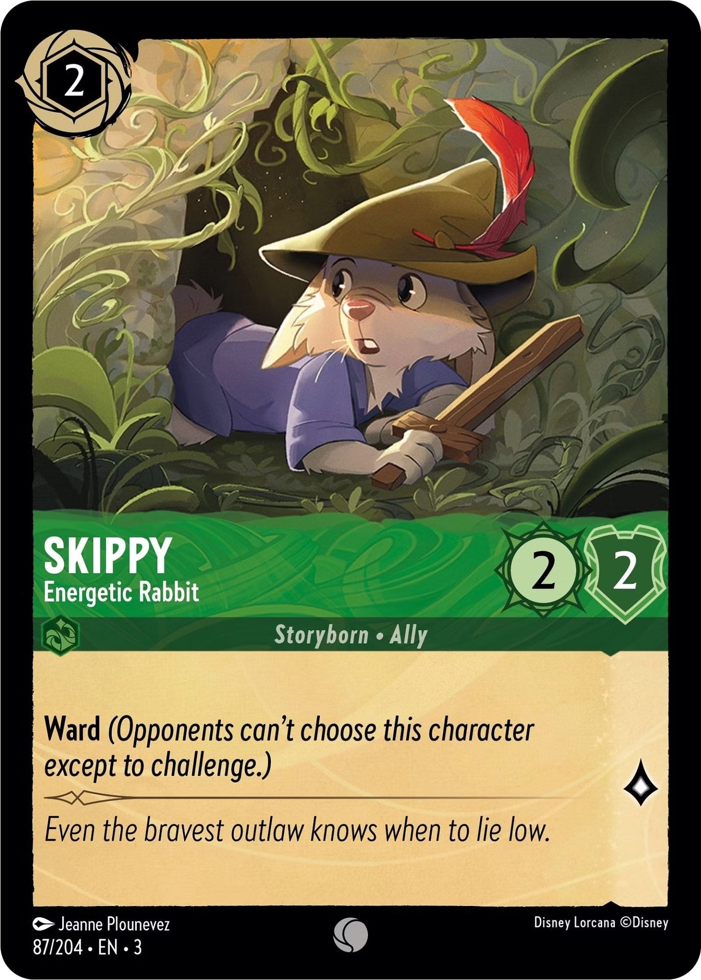 Image for Skippy - Energetic Rabbit (87/204) (Into the Inklands) (3) - Disney Lorcana