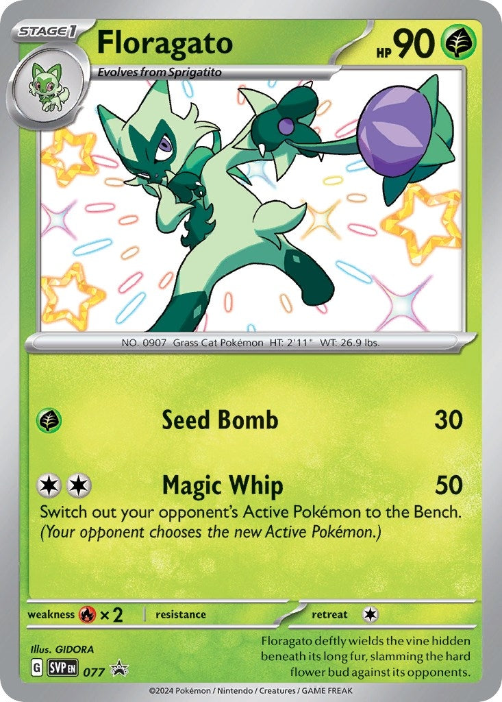 Image for Floragato - 077 (077) (SV: Scarlet & Violet Promo Cards) (SVP) - Pokemon
