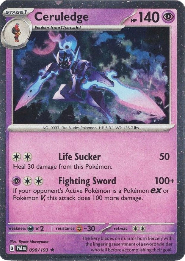 Image for Ceruledge - 098/193 (Cosmos Holo) (098/193) (Miscellaneous Cards & Products) (MCAP) - Pokemon