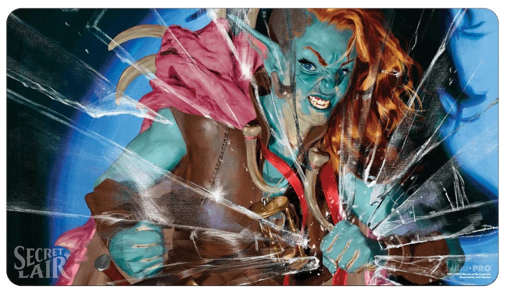 Image for Secret Lair Winter Superdrop 2024 Obeka, Brute Chronologist Standard Gaming Playmat for Magic: The Gathering - Playmats