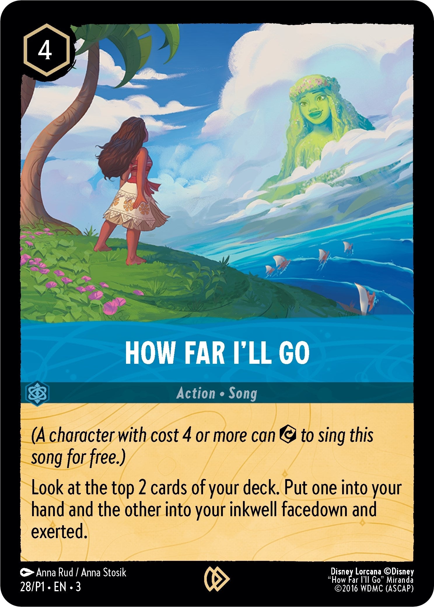 Image for How Far I'll Go (28) (Disney Lorcana Promo Cards) (DLPC) - Disney Lorcana