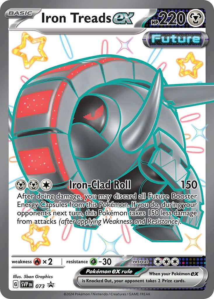 Image for Iron Treads ex - 073 (073) (SV: Scarlet & Violet Promo Cards) (SVP) - Pokemon