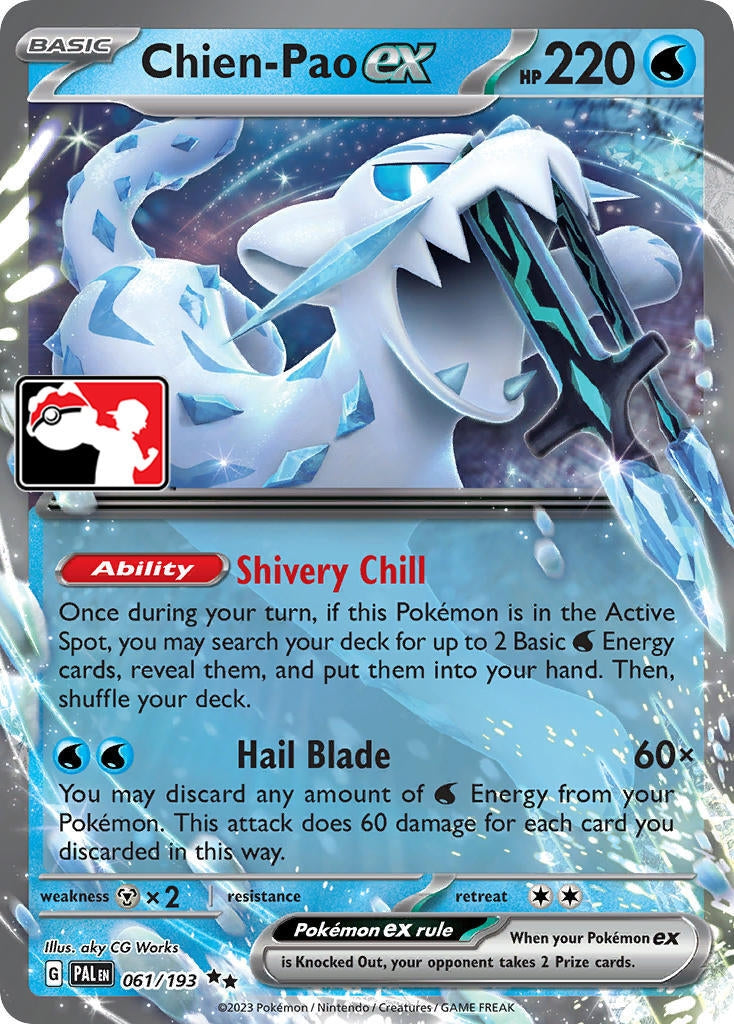 Image for Chien-Pao ex (061/193) (Prize Pack Series Cards) - Pokemon