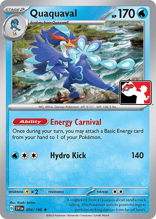 Image for Quaquaval (054/198) (Prize Pack Series Cards) - Pokemon