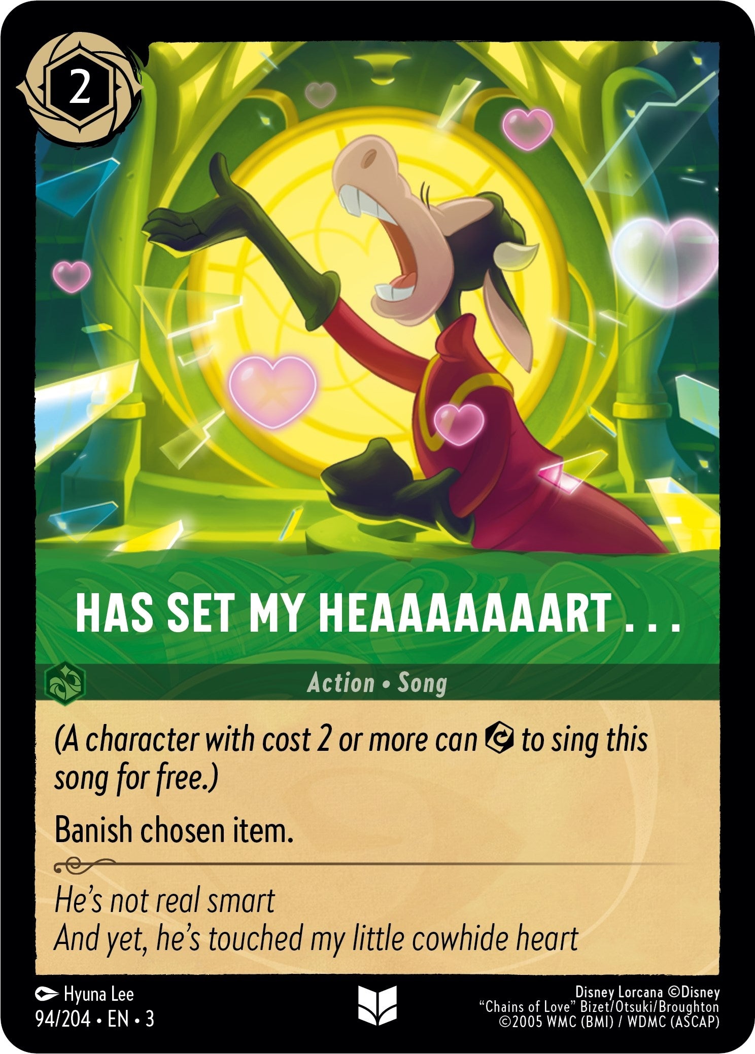 Image for Has Set My Heaaaaaaart . . . (94/204) (Into the Inklands) (3) - Disney Lorcana