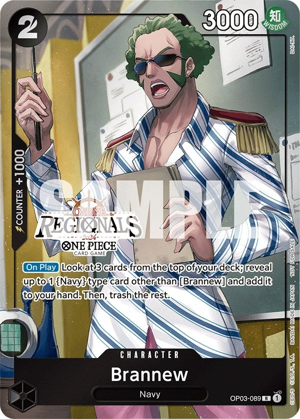 Image for Brannew (Online Regional 2024) [Participant] (OP03-089) (One Piece Promotion Cards) (OP-PR) - One Piece Card Game