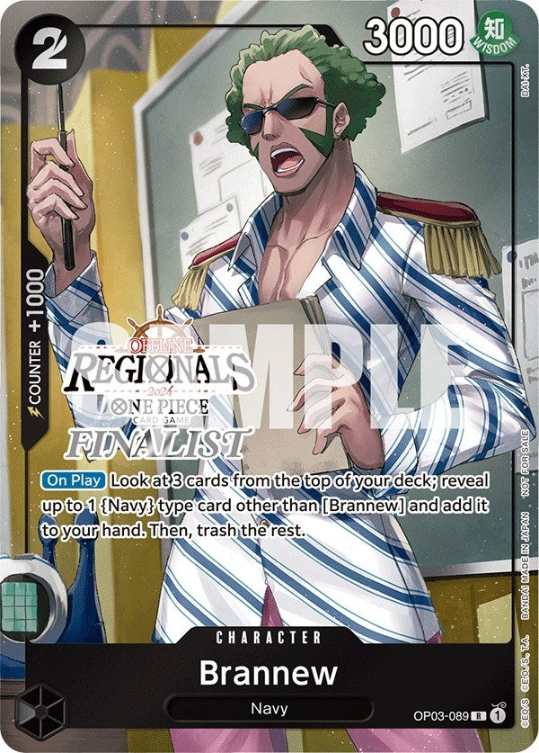 Image for Brannew (Offline Regional 2024) [Finalist] (OP03-089) (One Piece Promotion Cards) (OP-PR) - One Piece Card Game