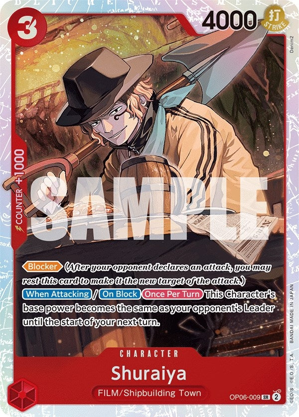 Image for Shuraiya (OP06-009) (Wings of the Captain) (OP06) - One Piece Card Game
