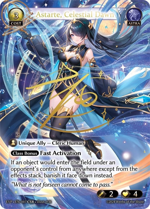 Image for Astarte, Celestial Dawn (007) (Alchemical Revolution Event Pack) (EVP2) - Grand Archive TCG