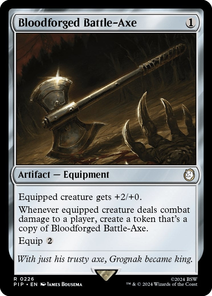 Bloodforged Battle-Axe (226) (Universes Beyond: Fallout)