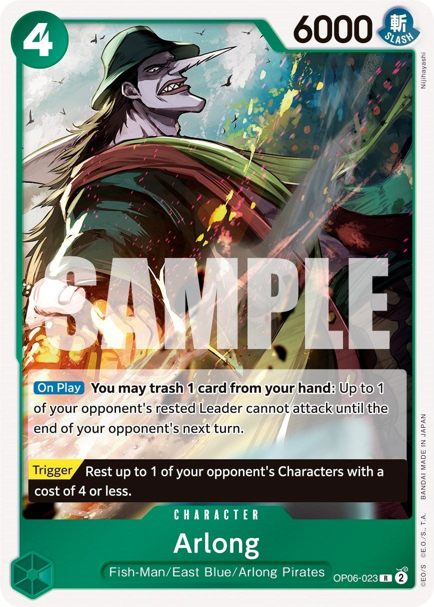 Image for Arlong (OP06-023) (Wings of the Captain) (OP06) - One Piece Card Game