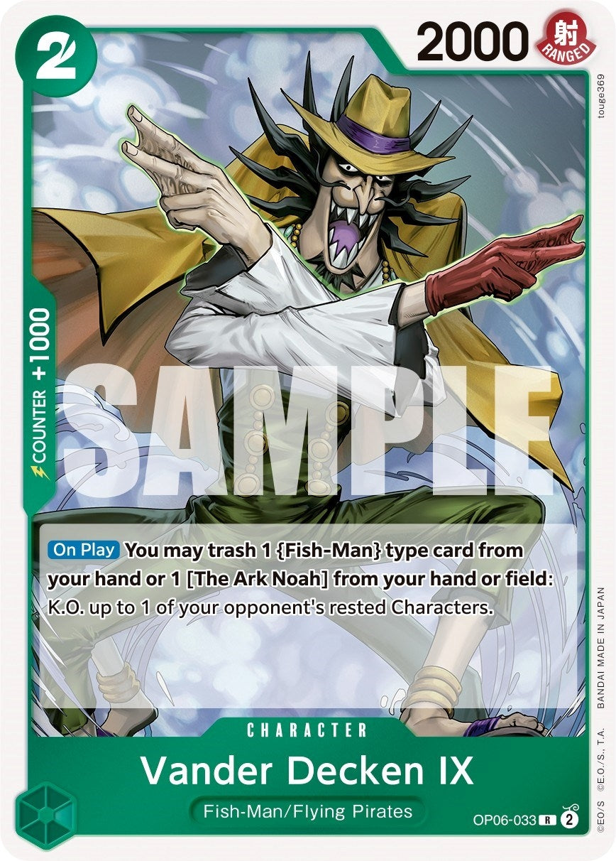 Image for Vander Decken IX (OP06-033) (Wings of the Captain) (OP06) - One Piece Card Game